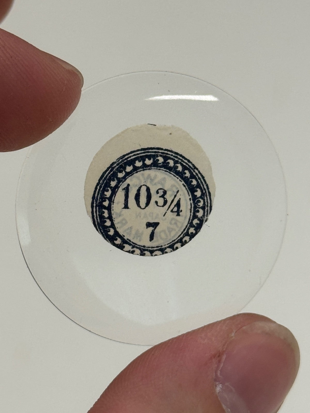 Antique Pocket Watch Glass Crystal - Choose From Available Sizes - Rawco - NOS