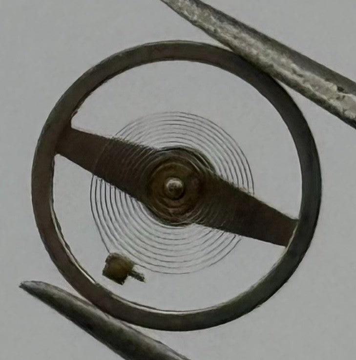 Smith LY SP Balance Wheel Complete And Spring 8¾’’’ Pour Watch Movement Parts