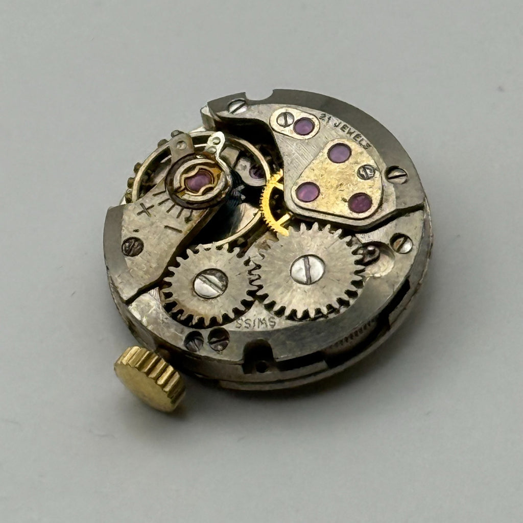 ETA 2360 Watch Movement Running Verity Swiss 21 Jewels Manual Wind Parts 15.5mm