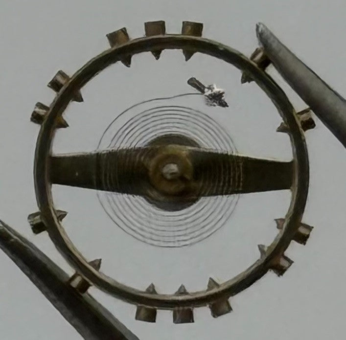 FEF 270 Balance Wheel Complete And Spring 5¼’’’ 173 M Watch Movement Parts NOS