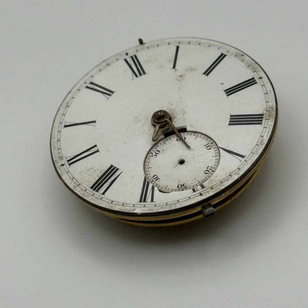 English Lever Pocket Watch Movement - James Reid & Co. Coventry - Parts / Repair