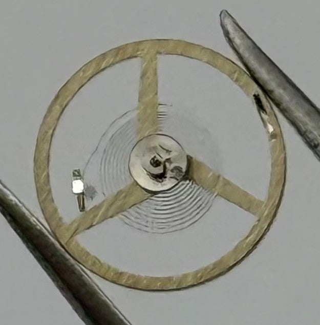 AS 1676 1976/3 Balance Wheel Complete And Spring 5½''' 4923 Watch Movement Parts