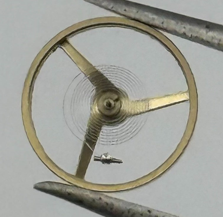 ETA 2412 Balance Wheel Complete And Spring 1413 M Watch Movement Parts NOS