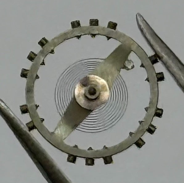 Felsa 4162 Balance Wheel Complete And Spring Renata 1244 M Watch Movement Parts
