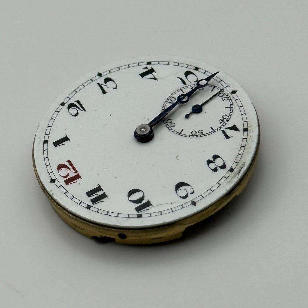 Trench Watch Movement Subseconds Manual Wind Vintage Parts Repair 27.8mm