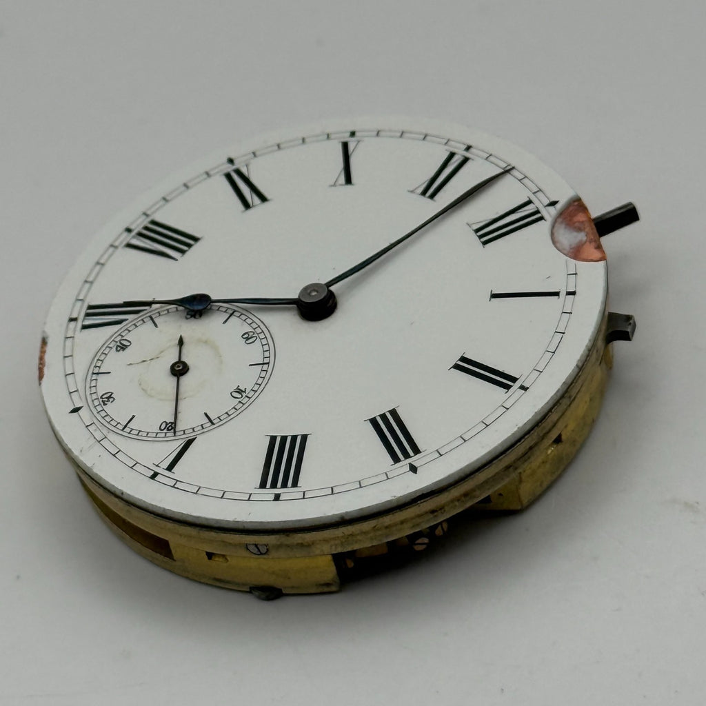 IWC Peerless Pocket Watch Movement Open Face High Grade S&Co Parts 39.7mm