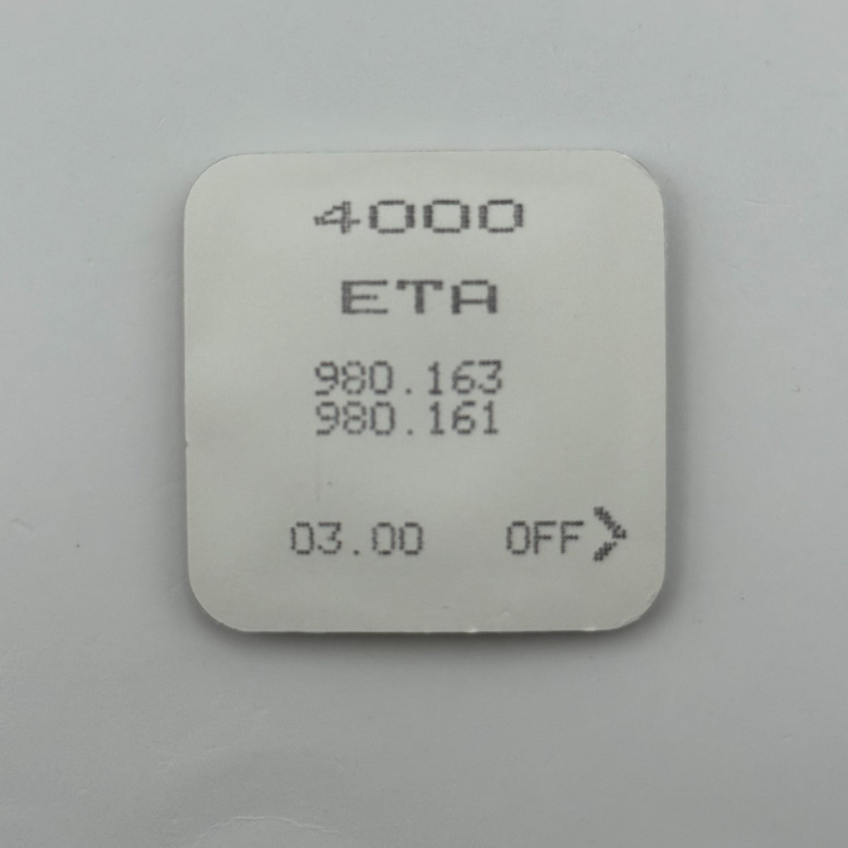 ETA 980.163 / 980.161 Circuit Part - New Old Stock - Vintage Watch Parts