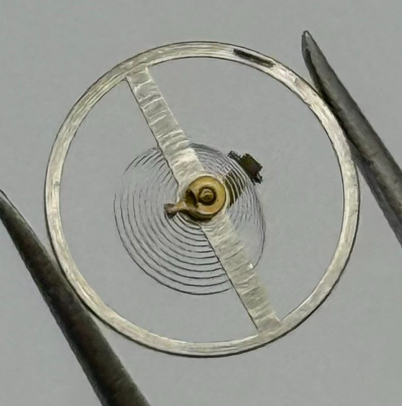BFG 1582 Balance Wheel Complete And Spring 13½’’’ 5016 Watch Movement Parts NOS