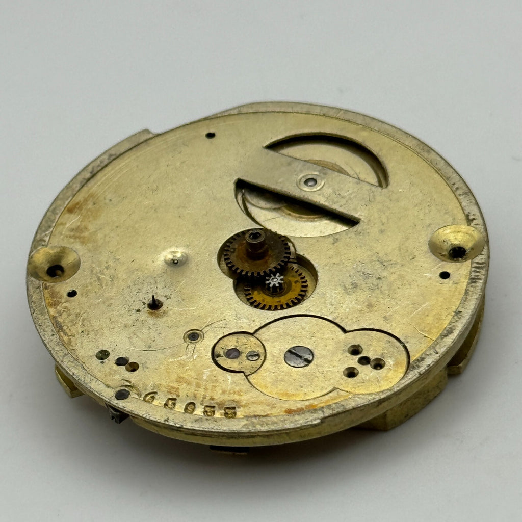 Nordmann Geneve Antique Key Wound Pocket Watch Movement Parts Repair 40.7mm