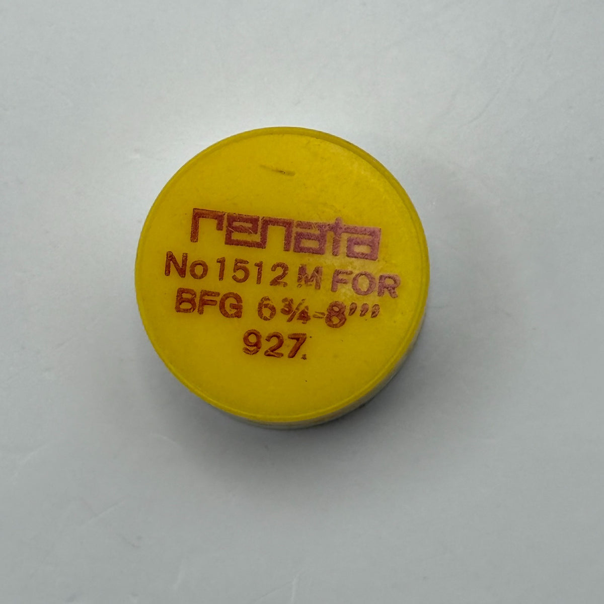 BFG 927 Balance Wheel Complete And Spring 6¾-8’’’ 1512 Watch Movement Parts NOS