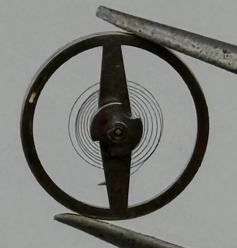 Oris 440 Balance Wheel Complete And Spring 6¾x8’’’ 4602 Watch Movement Parts NOS