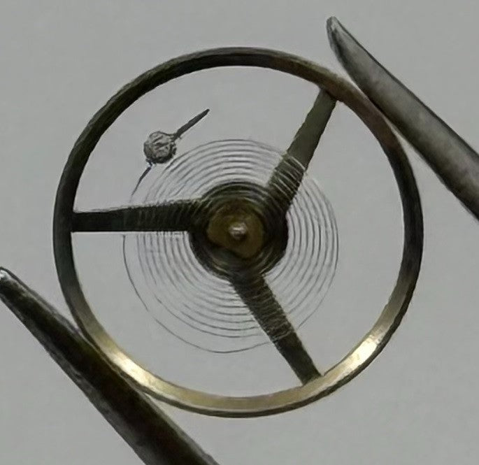 ST 69-21 Balance Wheel Complete And Spring 6¾x8’’’ 5154 Watch Movement Parts NOS