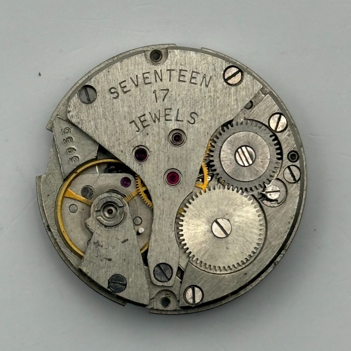 Soviet Watch Movement 17 Jewels Manual Wind Parts Repair 26.5mm
