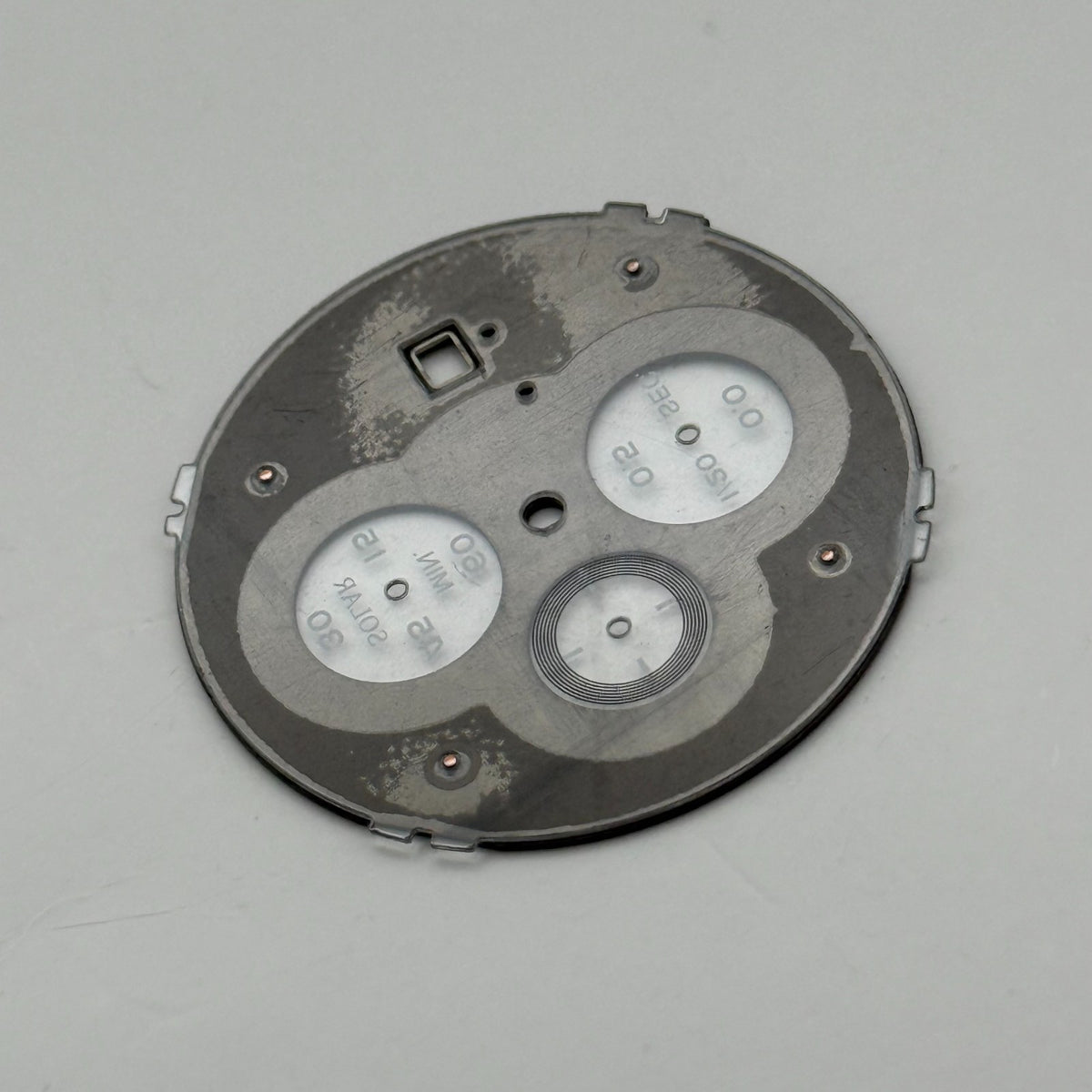 Seiko V176-0BB8 Watch Dial Solar Chronograph 200M Spare Parts Repair 33.1mm