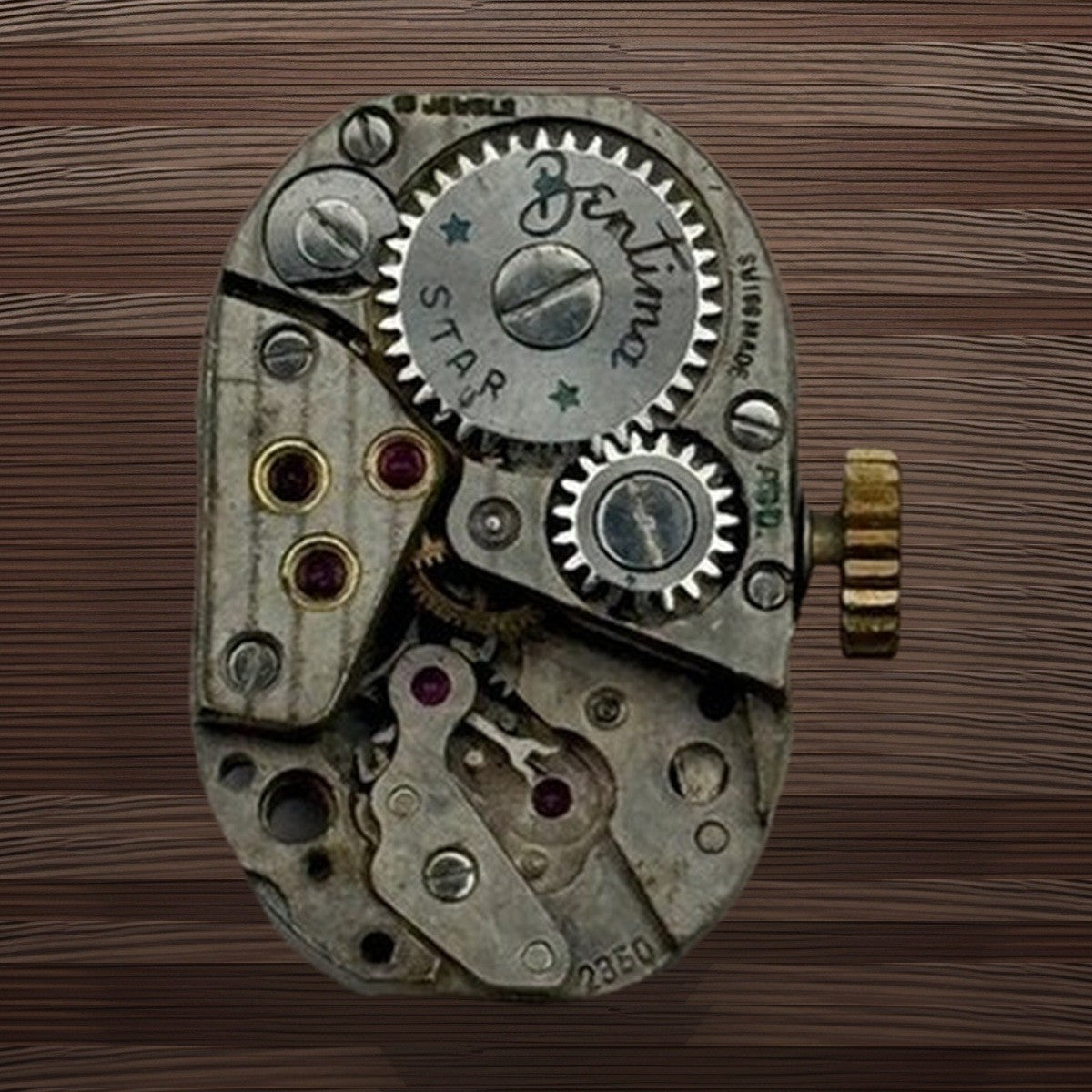 Cal 2350 Watch Movement - Bentima Star - For Parts / Repair - 12.9mm