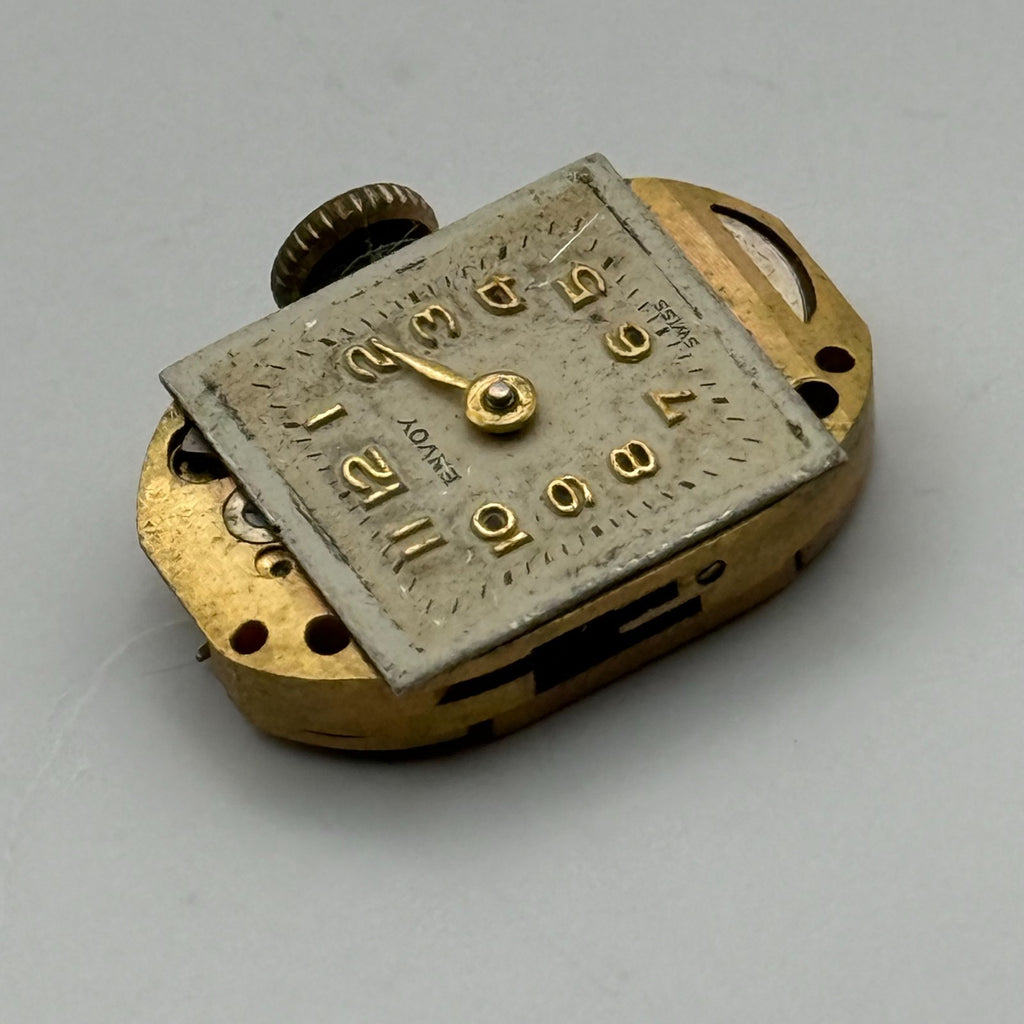 ETA 2345 Watch Movement Envoy Swiss Manual Wind Vintage Parts Repair 12.8mm
