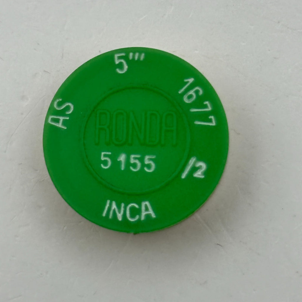 AS 1677/2 Balance Wheel Complete And Spring 5’’’ 5155 Watch Movement Parts NOS
