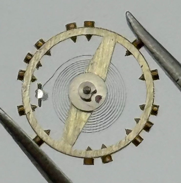 ETA 761 1201 Balance Wheel Complete And Spring Renata 145 Watch Movement Parts