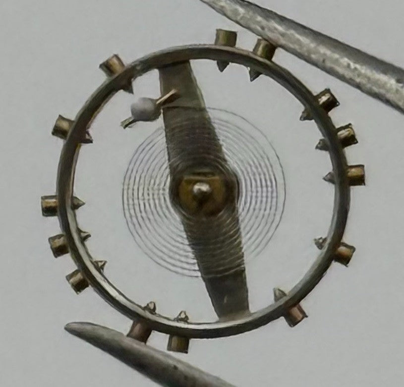 AS 970 Balance Wheel Complete And Spring 8¾’’’ 143 Watch Movement Parts NOS