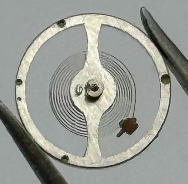 Oris 410 Balance Wheel Complete And Spring 5¼’’’ 330 M Watch Movement Parts NOS