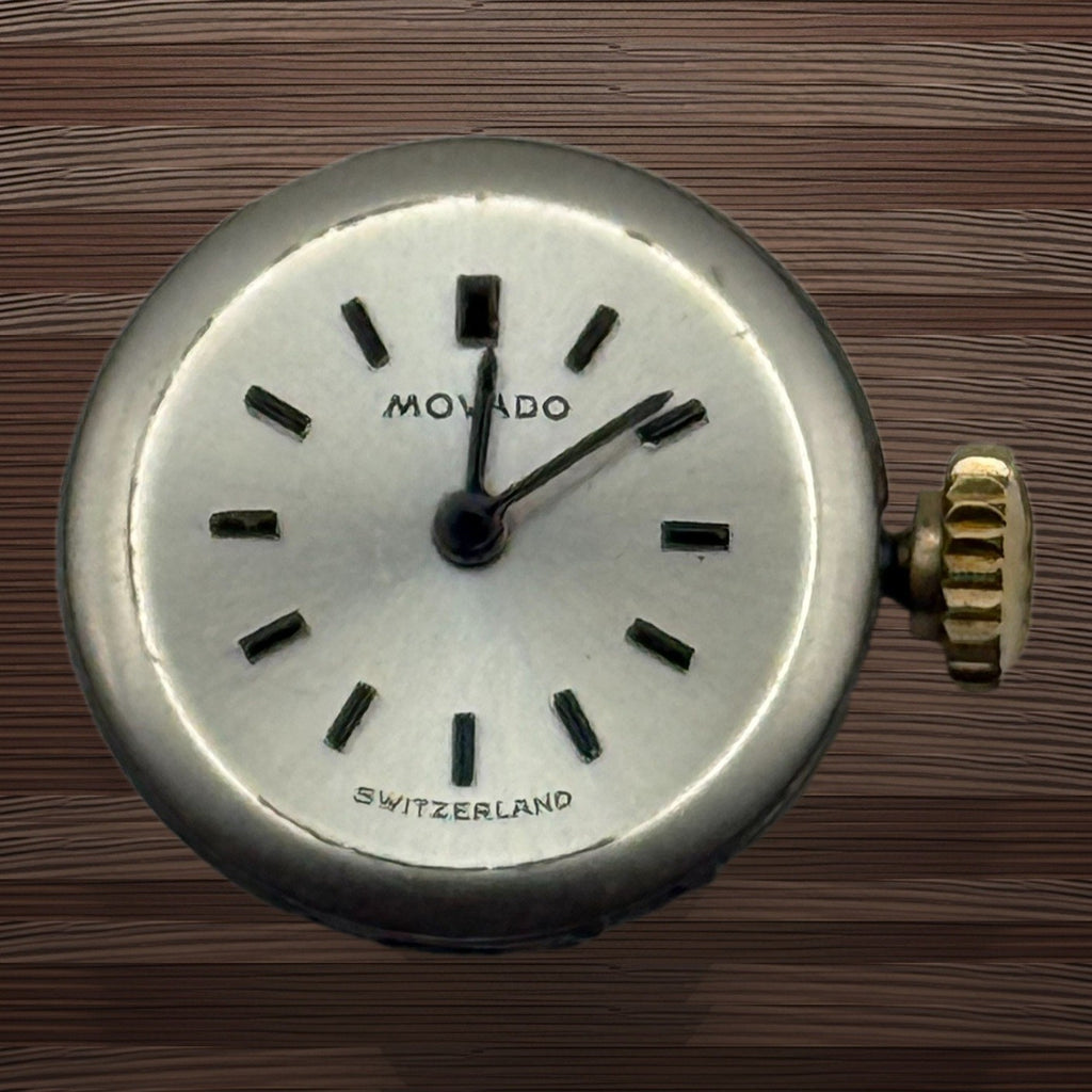 Movado Cal 6 Watch Movement Ladies 17 Jewels Running Manual Wind Parts 13.5mm