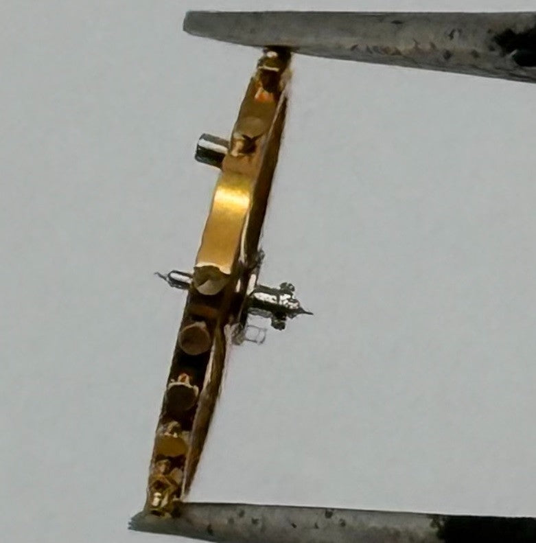 Doxa 14 Balance Wheel Complete And Spring 10½’’’ 198 Watch Movement Parts NOS