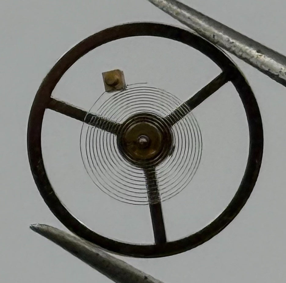 BFG 844 Balance Wheel Complete And Spring 10½’’’ 1667 Watch Movement Parts NOS