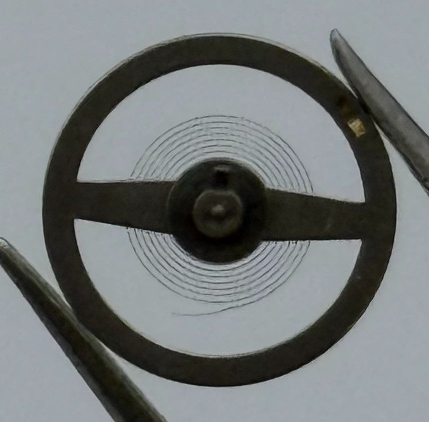 Cattin C S6 Balance Wheel Complete And Spring Renata 1551 M Watch Movement Parts