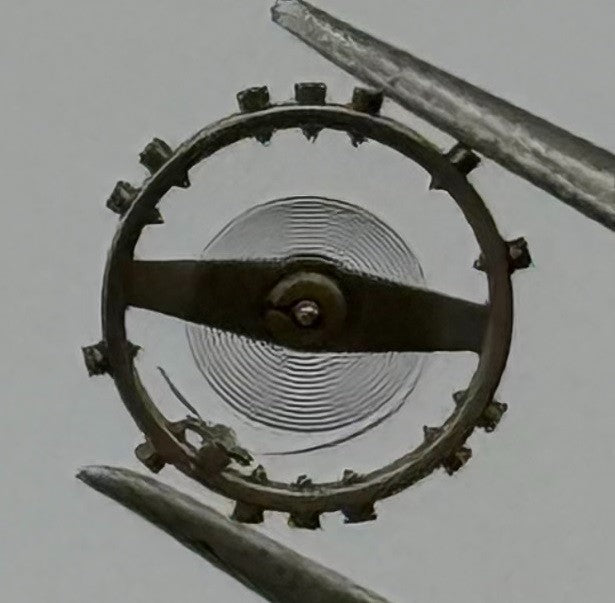 Peseux 140 290 Balance Wheel Complete And Spring 277 Watch Movement Parts NOS