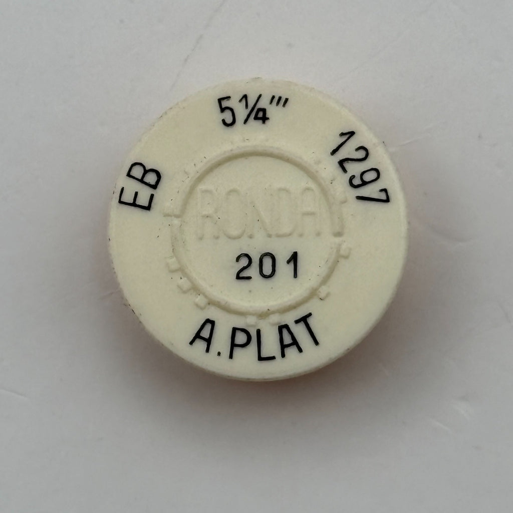 EB 1297 Balance Wheel Complete And Spring 5¼’’’ 201 Watch Movement Parts NOS
