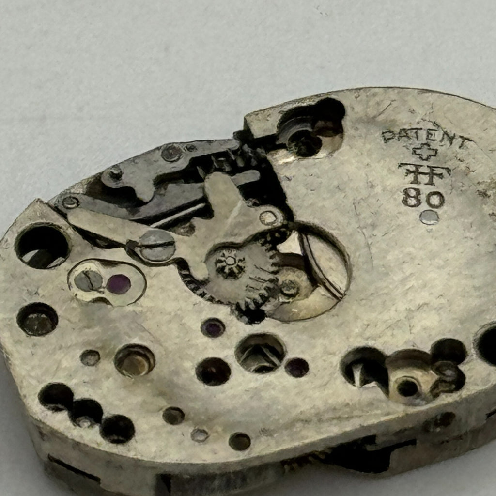 FHF 80 Watch Movement Bravingtons 525 Ladies Manual Wind  Swiss Parts 12.8mm 