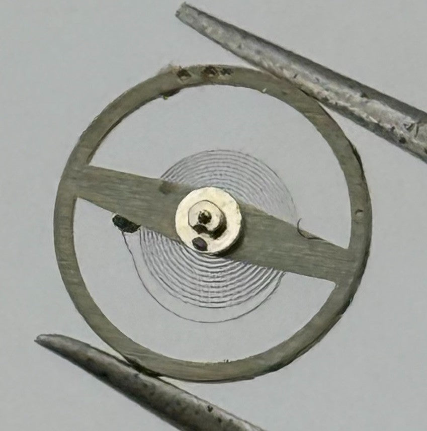 Bidlingmaier 934 Balance Wheel Complete And Spring 9¾’’’ 3779 Watch Parts