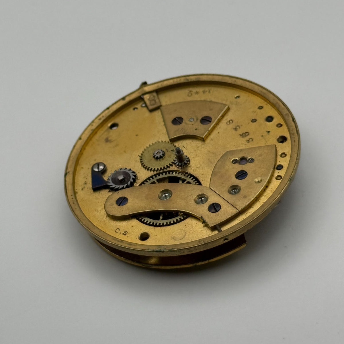 Thomas Blundell Liverpool Pocket Watch Movement - Lever - Running / Parts 42.7mm