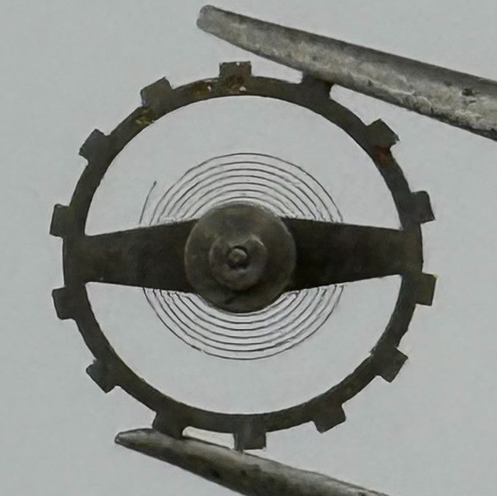 EB 1225 Balance Wheel Complete And Spring 5¼’’’ Renata 112 Watch Movement Parts