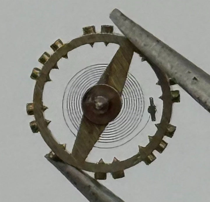 AS 976 1012 Balance Wheel Complete And Spring 29 M Watch Movement Parts NOS