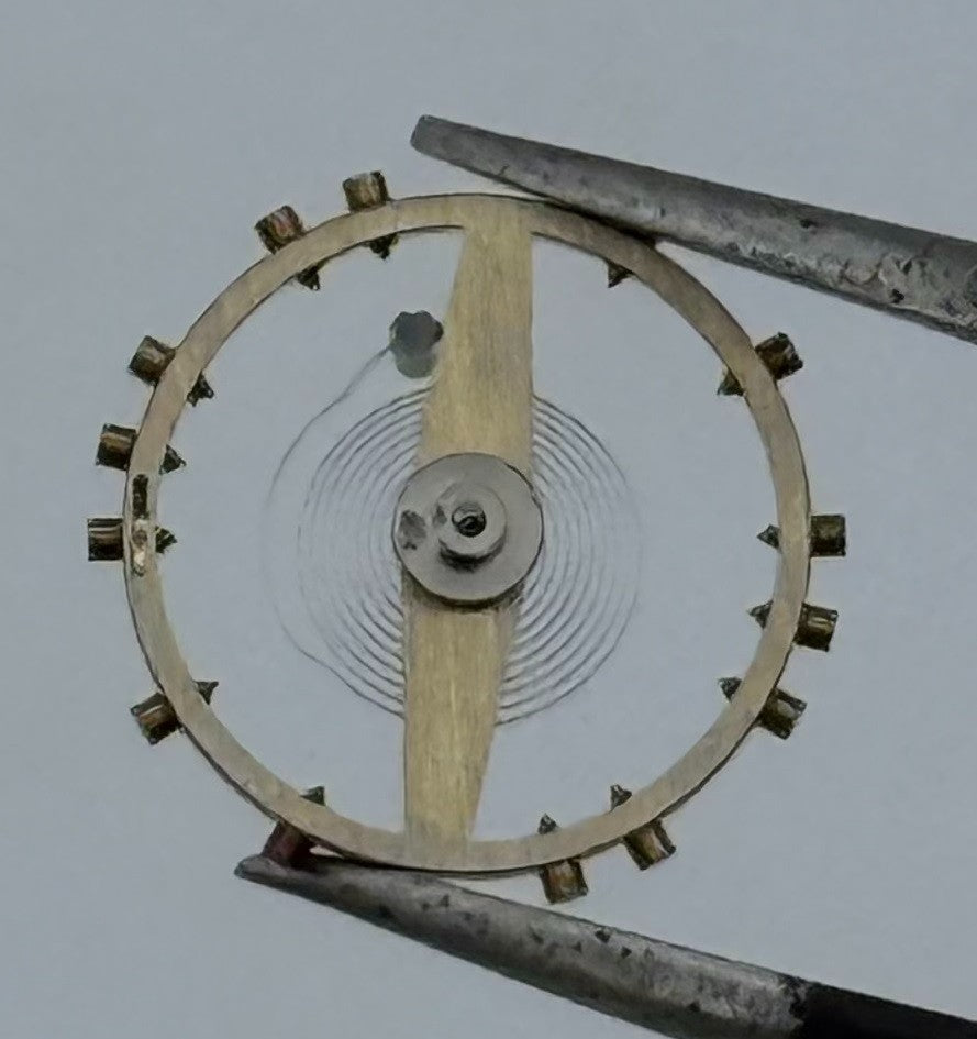 Dama 500 520 Balance Wheel Complete And Spring 10½’’’ 3099 Watch Movement Parts