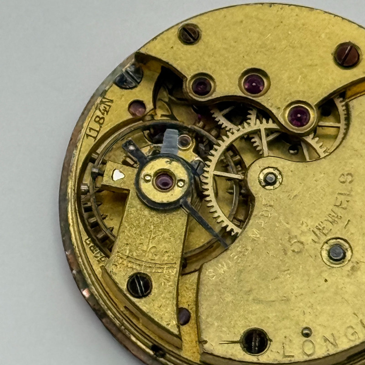 Longines 11.84N Trench Watch Movement - B&Co - For Parts / Repair - 25mm