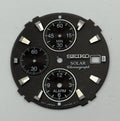 Seiko VI72-0AE8 Watch Dial Solar Chronograph Alarm Spare Parts Repair 28.1mm