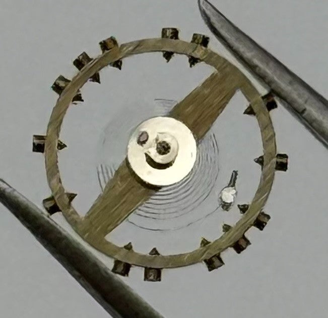 Peseux 120 Balance Wheel Complete And Spring 5¼’’’ 276 Watch Movement Parts NOS
