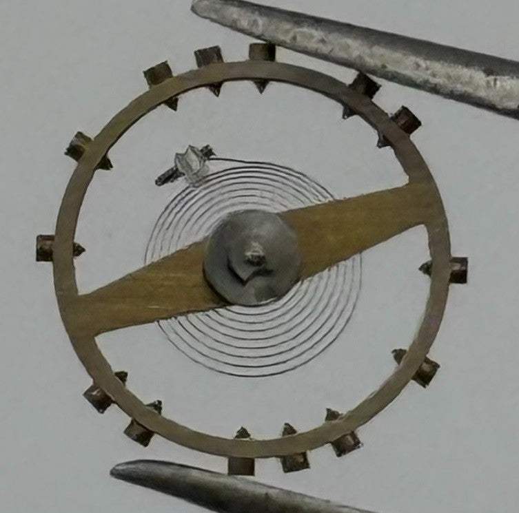 Cupillard 110 Balance Wheel Complete And Spring 5¼’’’ 169 Watch Movements Parts