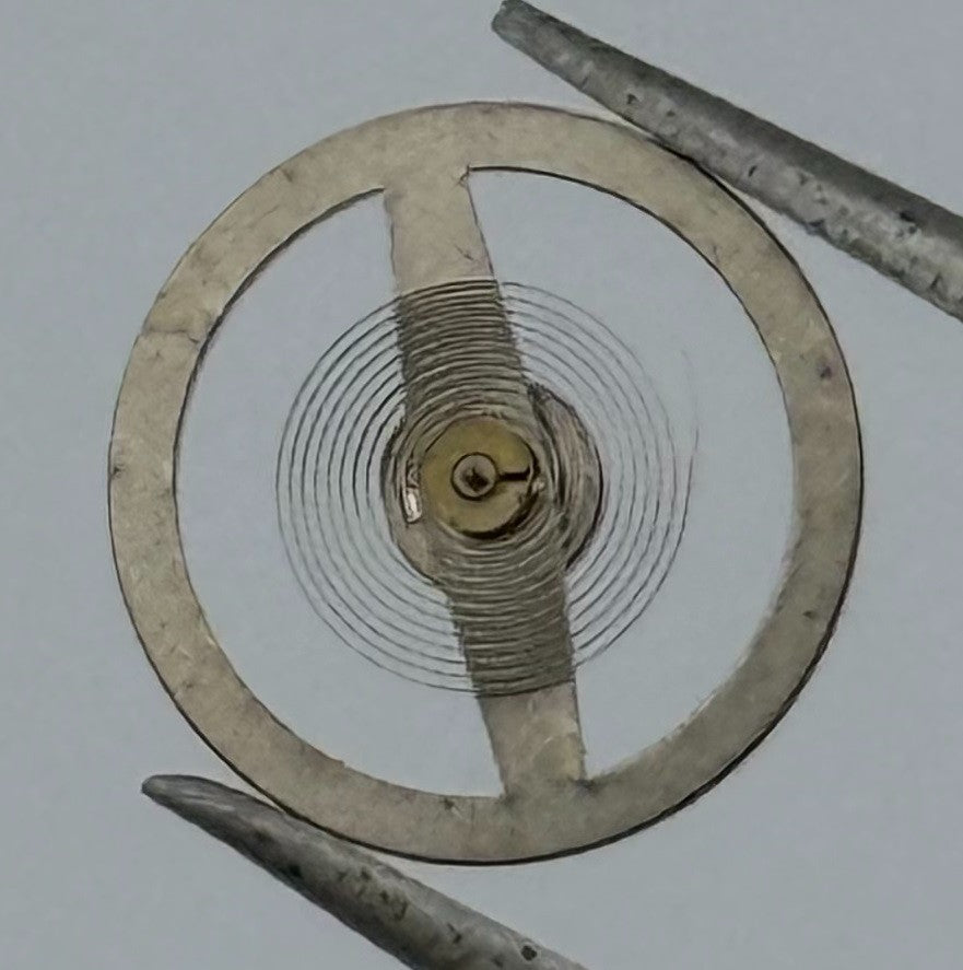 Cattin C S6 Balance Wheel Complete And Spring Renata 1551 M Watch Movement Parts