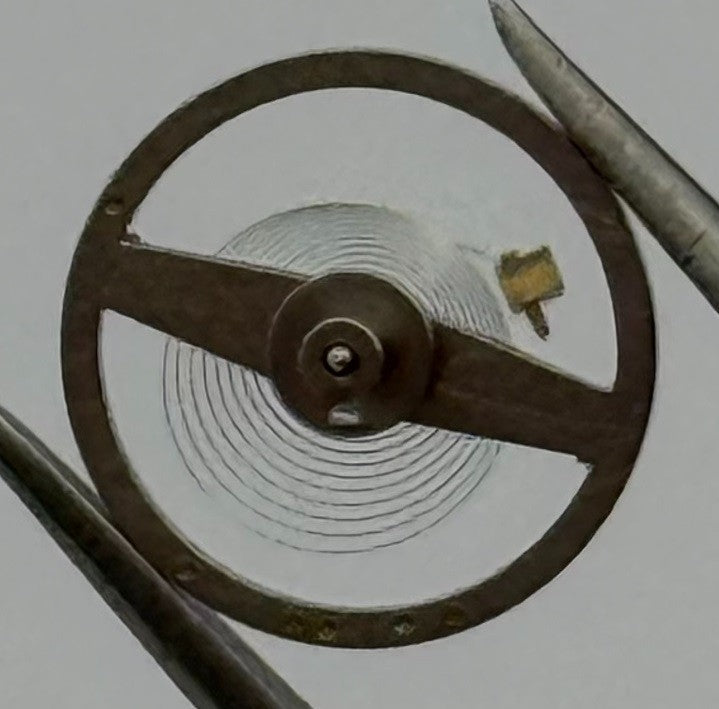 Smith LY SP Balance Wheel Complete And Spring 8¾’’’ 1246 Watch Movement Parts