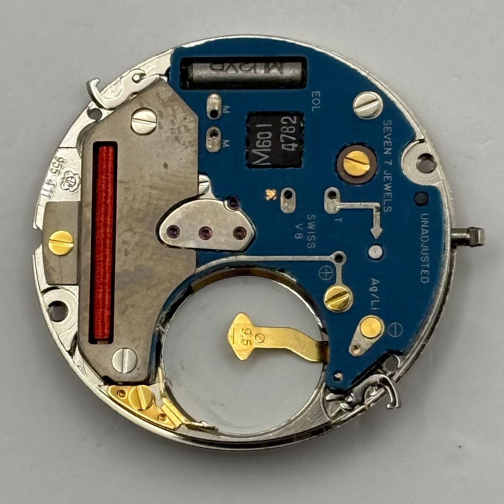 ETA 955.411 Watch Movement Quartz Unadjusted 7 Jewels Swiss Parts Repair Spares