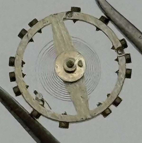 AS 976 Balance Wheel Complete And Spring 5’’’ Ronda 113 Watch Movement Parts NOS