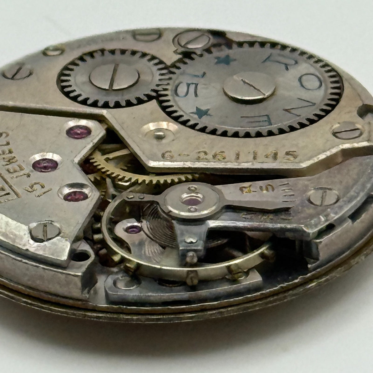 Rone Fifteen 1200 Watch Movement - For Parts / Repair - 26.4mm
