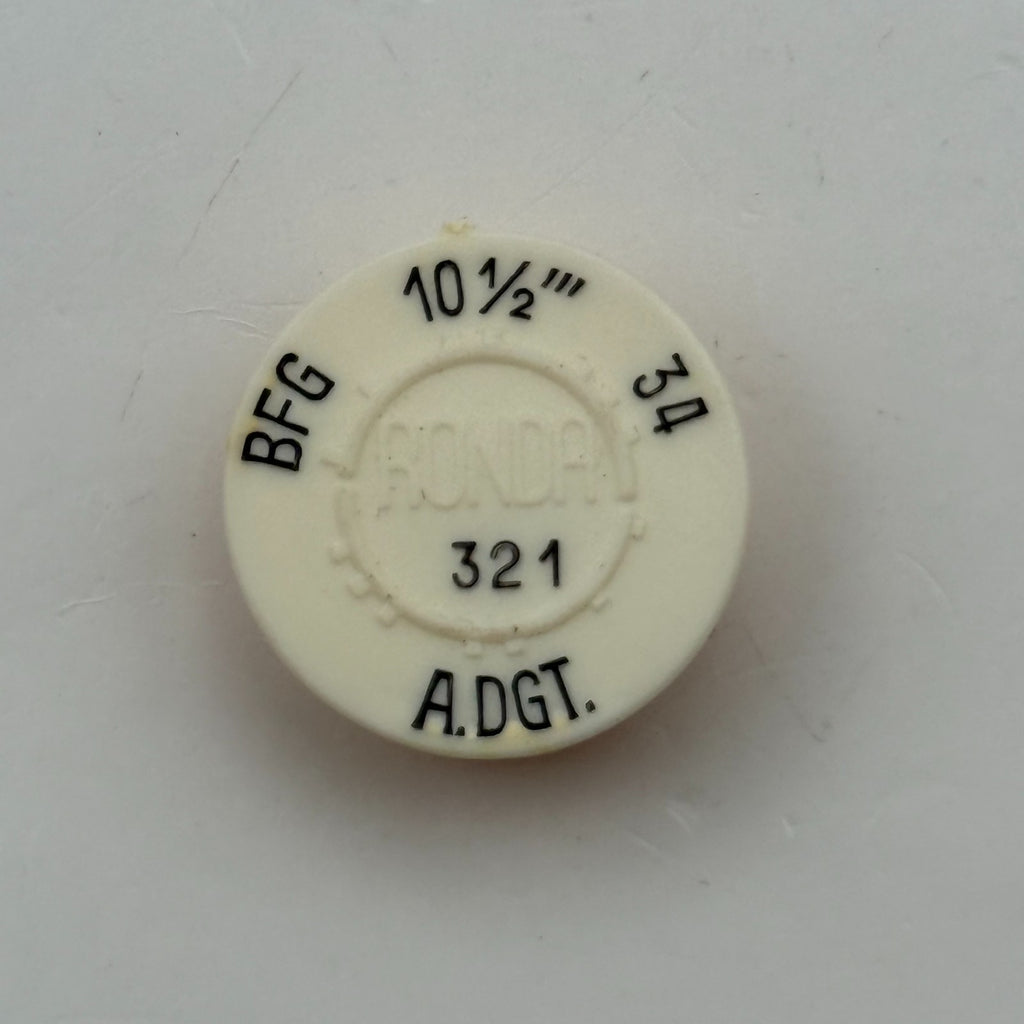 BFG 34 Balance Wheel Complete And Spring 10½’’’ 321 Watch Movement Parts NOS