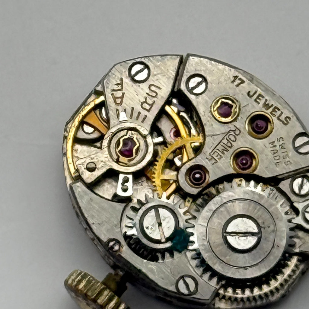 MST 389 Watch Movement Running Roamer 17J Swiss Manual Wind Parts Repair 13.1mm