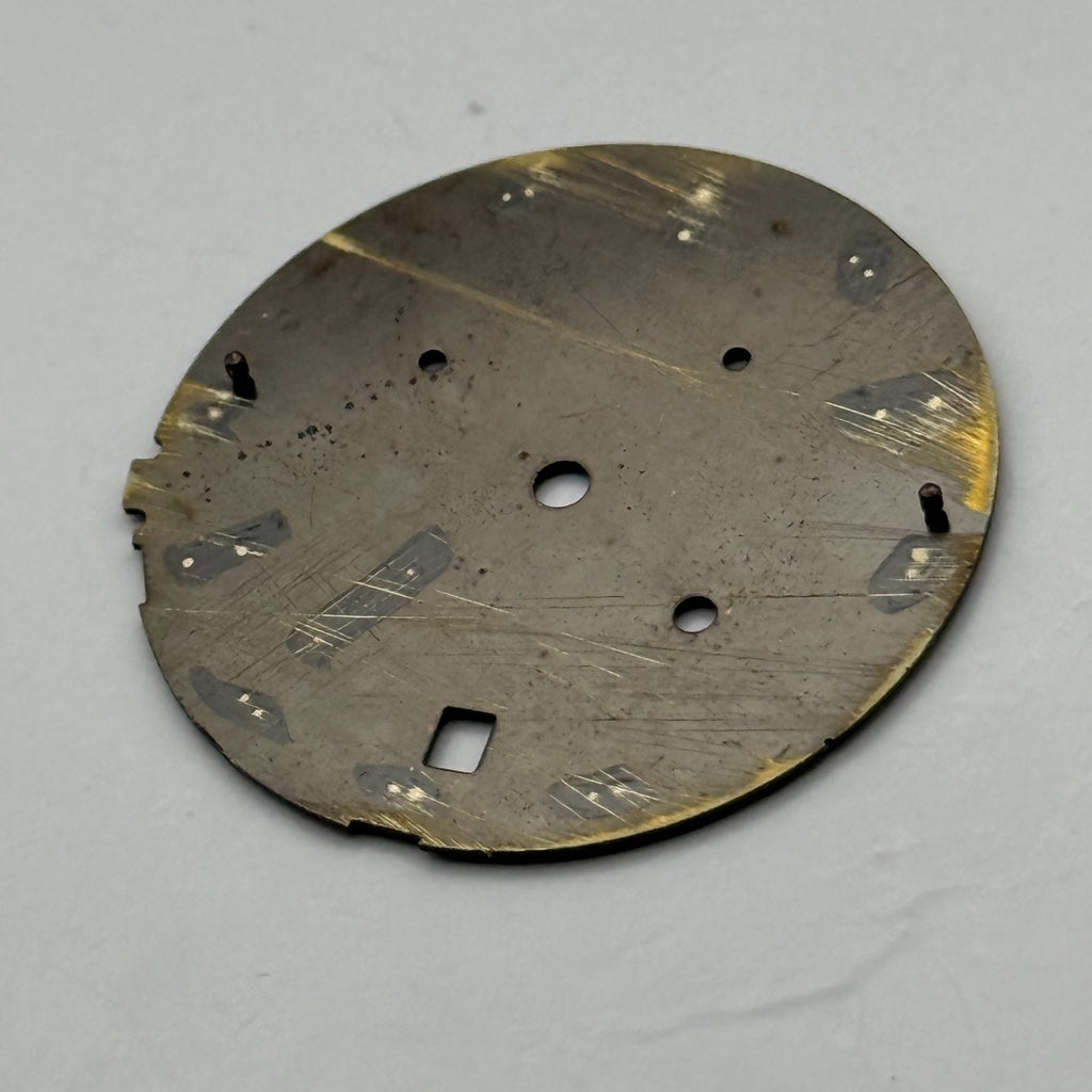 Seiko 7T62-0LW8 Watch Dial Chronograph 100M Black Spare Parts Repair 28.5mm