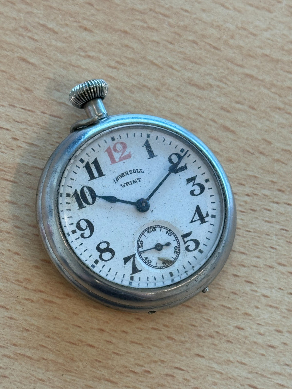 Ingersoll Midget Wrist Watch Vintage Original Guarantee In Case To Repair 39mm
