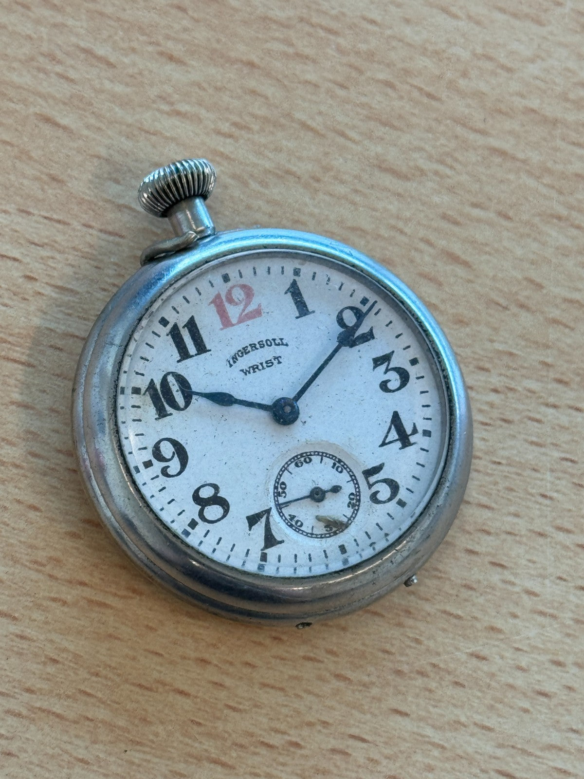 Ingersoll Midget Wrist Watch Vintage Original Guarantee In Case To Repair 39mm